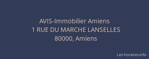 AVIS-Immobilier Amiens