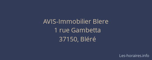 AVIS-Immobilier Blere