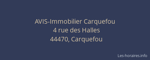 AVIS-Immobilier Carquefou