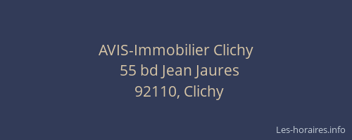 AVIS-Immobilier Clichy