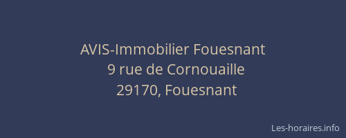 AVIS-Immobilier Fouesnant
