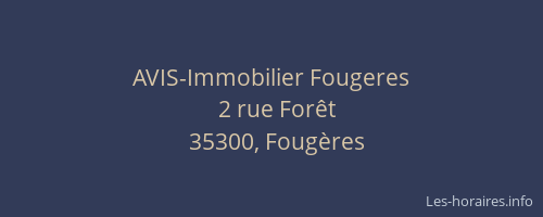 AVIS-Immobilier Fougeres
