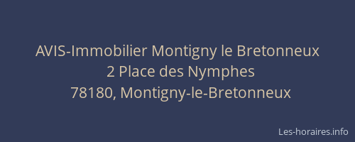 AVIS-Immobilier Montigny le Bretonneux
