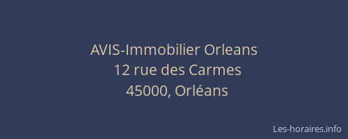 AVIS-Immobilier Orleans