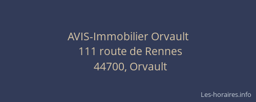 AVIS-Immobilier Orvault