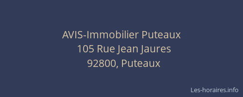 AVIS-Immobilier Puteaux