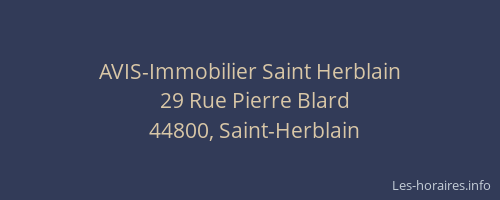 AVIS-Immobilier Saint Herblain