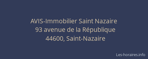 AVIS-Immobilier Saint Nazaire