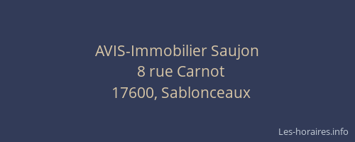 AVIS-Immobilier Saujon