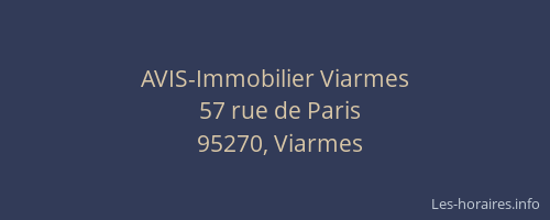 AVIS-Immobilier Viarmes