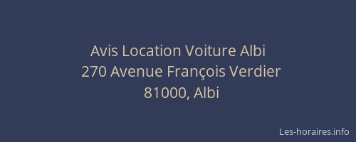 Avis Location Voiture Albi
