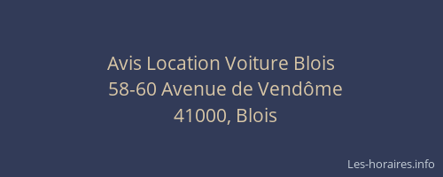 Avis Location Voiture Blois