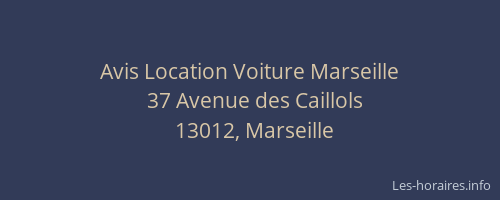 Avis Location Voiture Marseille