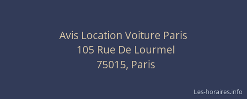 Avis Location Voiture Paris