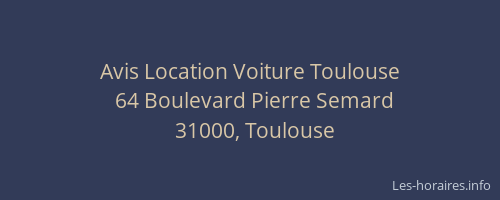 Avis Location Voiture Toulouse