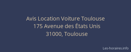 Avis Location Voiture Toulouse