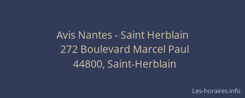 Avis Nantes - Saint Herblain