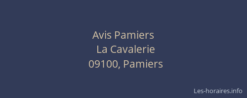 Avis Pamiers