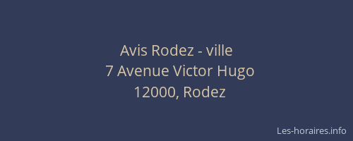 Avis Rodez - ville