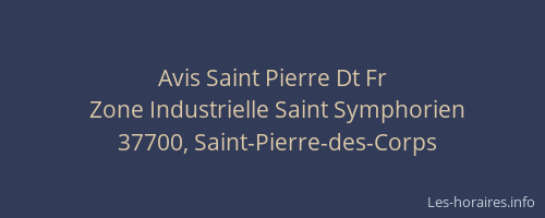 Avis Saint Pierre Dt Fr