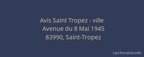 Avis Saint Tropez - ville