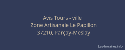 Avis Tours - ville