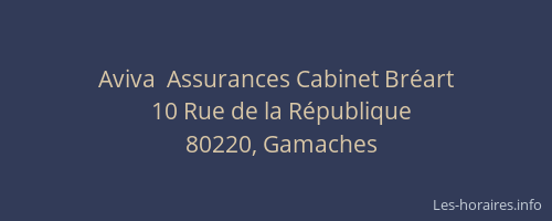 Aviva  Assurances Cabinet Bréart