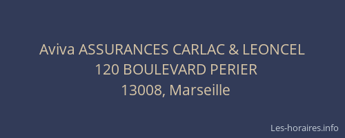 Aviva ASSURANCES CARLAC & LEONCEL