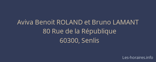 Aviva Benoit ROLAND et Bruno LAMANT
