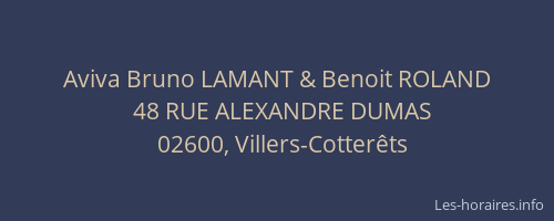 Aviva Bruno LAMANT & Benoit ROLAND