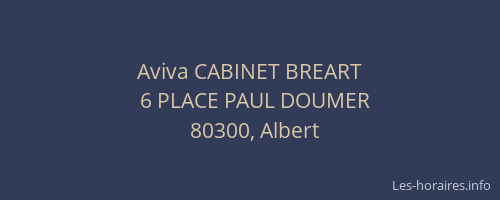 Aviva CABINET BREART