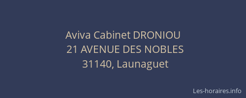 Aviva Cabinet DRONIOU