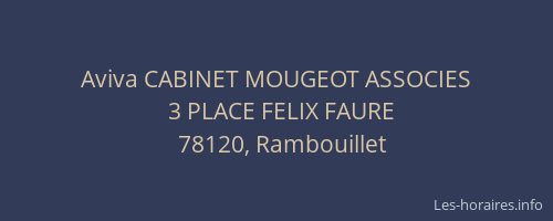 Aviva CABINET MOUGEOT ASSOCIES