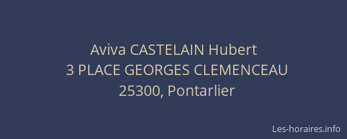 Aviva CASTELAIN Hubert
