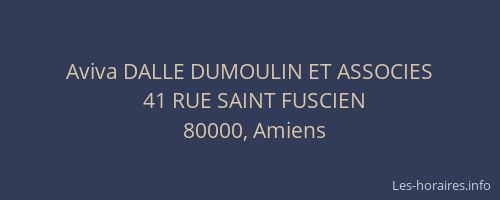 Aviva DALLE DUMOULIN ET ASSOCIES