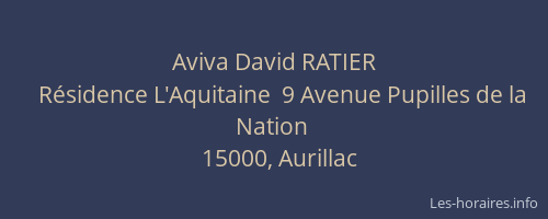 Aviva David RATIER