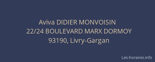 Aviva DIDIER MONVOISIN