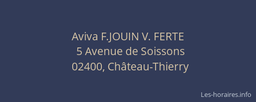 Aviva F.JOUIN V. FERTE