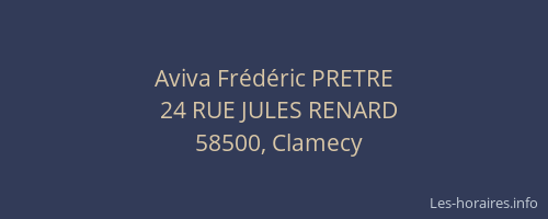 Aviva Fr&eacute;d&eacute;ric PRETRE
