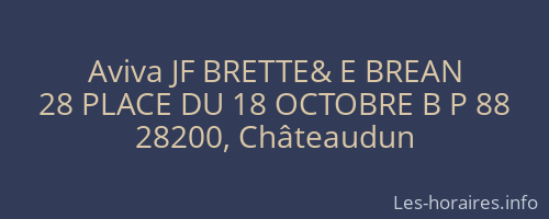 Aviva JF BRETTE& E BREAN