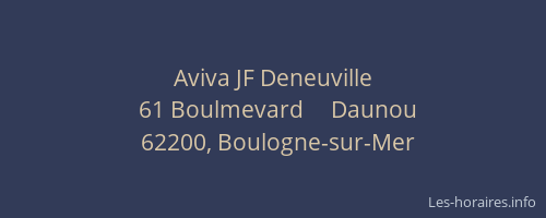 Aviva JF Deneuville
