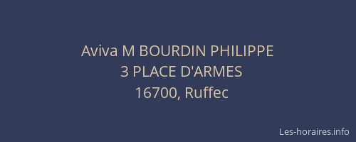Aviva M BOURDIN PHILIPPE