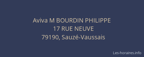 Aviva M BOURDIN PHILIPPE