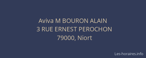 Aviva M BOURON ALAIN
