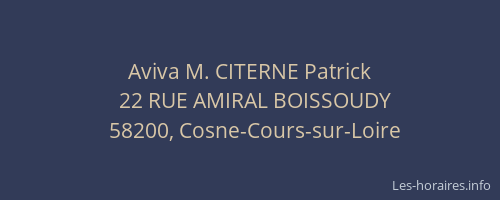 Aviva M. CITERNE Patrick