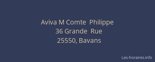 Aviva M Comte  Philippe
