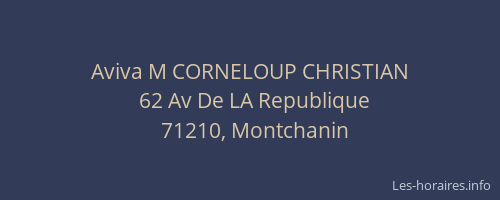 Aviva M CORNELOUP CHRISTIAN