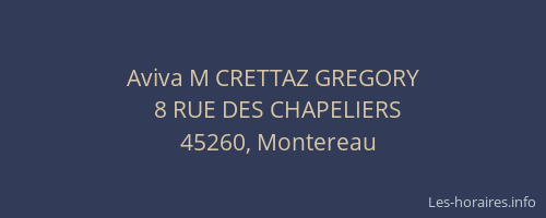 Aviva M CRETTAZ GREGORY