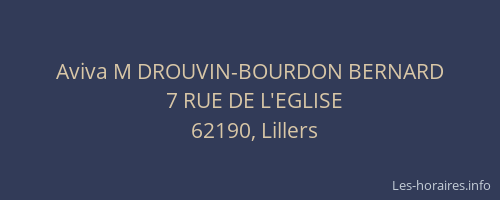 Aviva M DROUVIN-BOURDON BERNARD