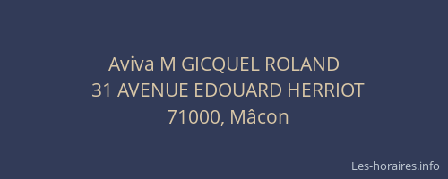 Aviva M GICQUEL ROLAND